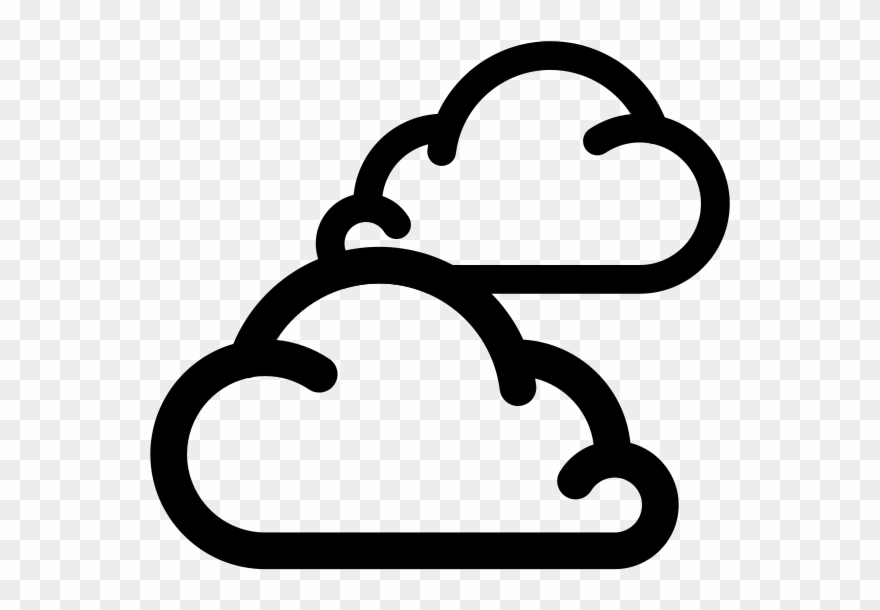 Simple Weather Icons2 Cloudy - Cloudy Weather Icon Png Clipart