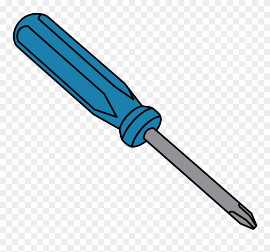 Image Freeuse Library Blue Frames Illustrations Hd - Tools Clipart Screw And Screwdriver - Png Download