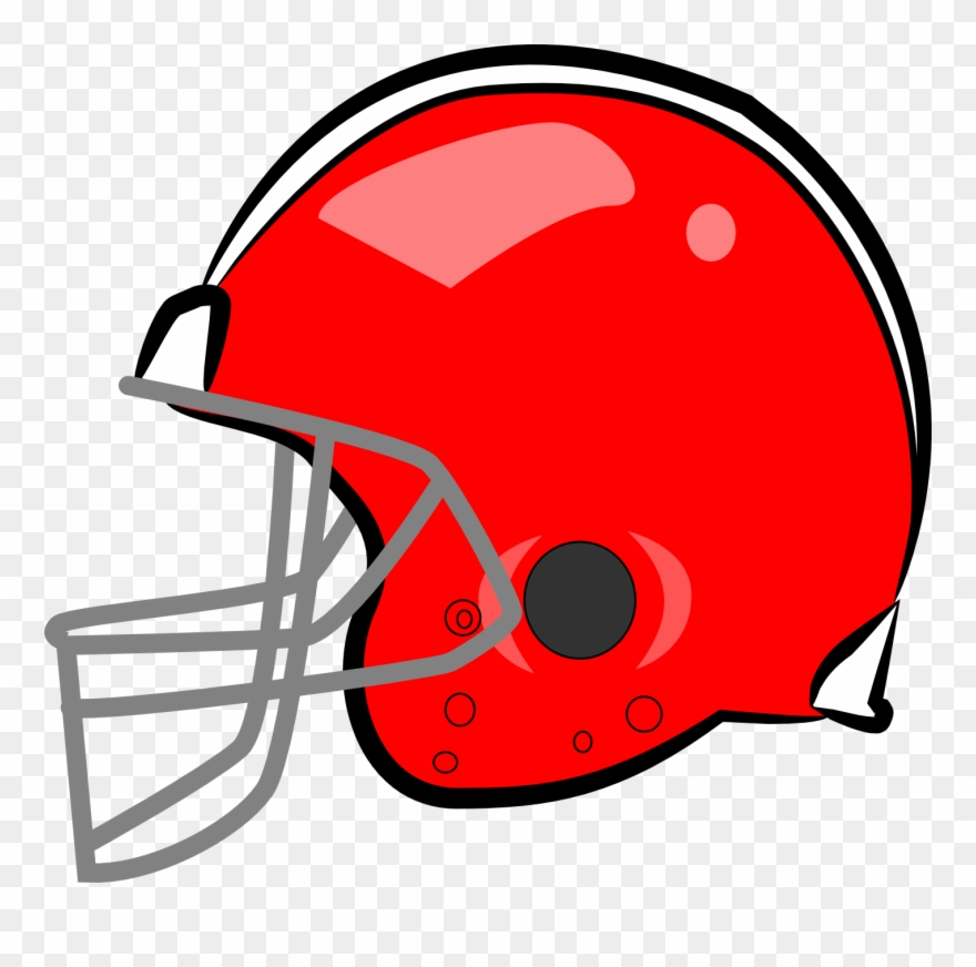 Alabama Football Clipart At Getdrawings - Red Football Helmet Clipart - Png Download