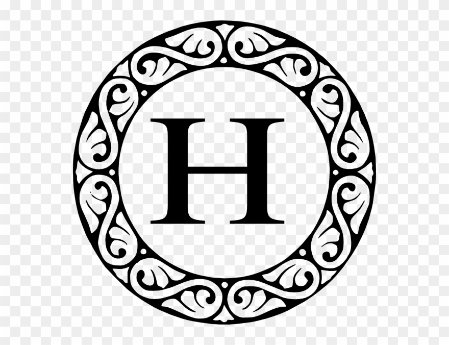Monogram Clipart Monogram Letter U Clip Art Clipart - H Monogram Clip Art - Png Download