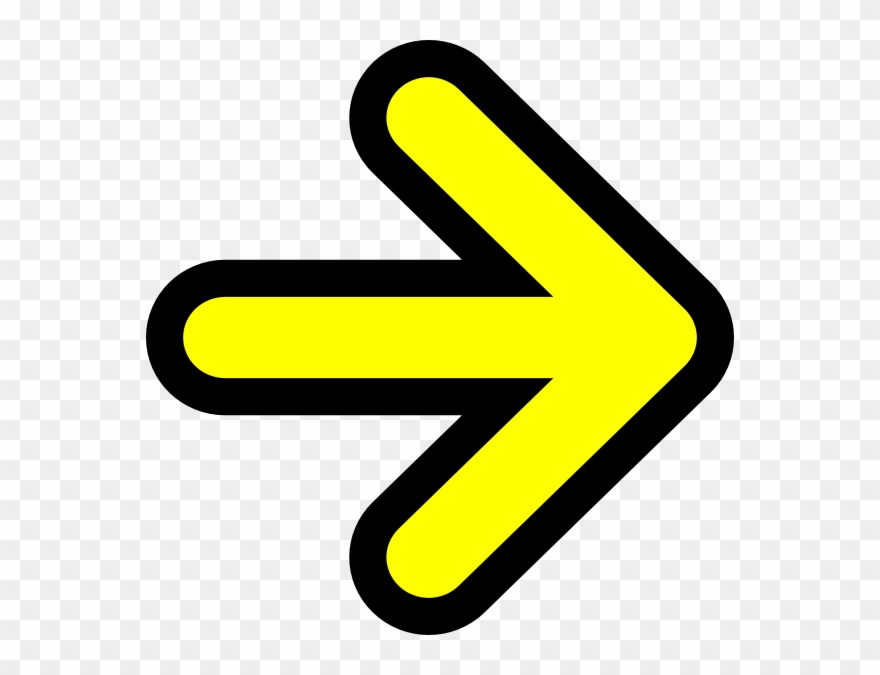 Yellow Arrow Clipart Left - Png Download