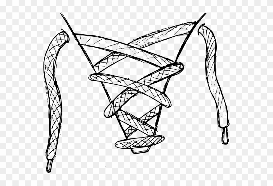 Football Laces Clipart Cliparts And Others Art Inspiration - Shoe Laces Clip Art - Png Download
