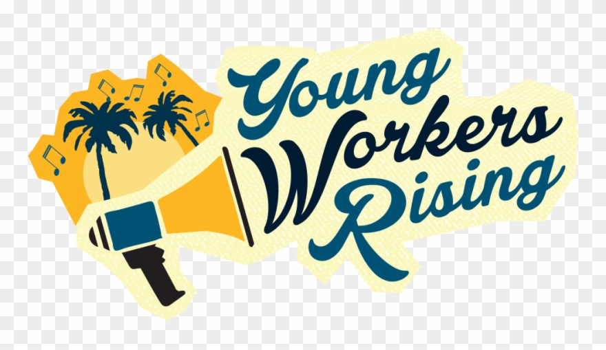 Young Workers Rising - Calligraphy Clipart