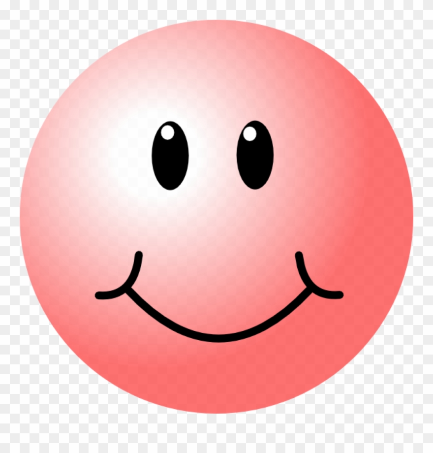 Happy Face Clipart Happy Faces Pink Smiley Face Clip - Pink Smiley Face Clip Art - Png Download