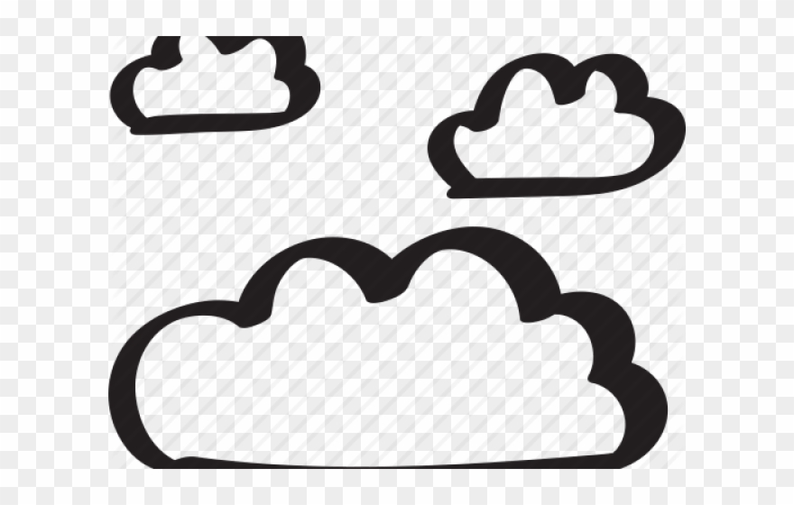 Thunder Clipart Cloudy - Drizzle - Png Download