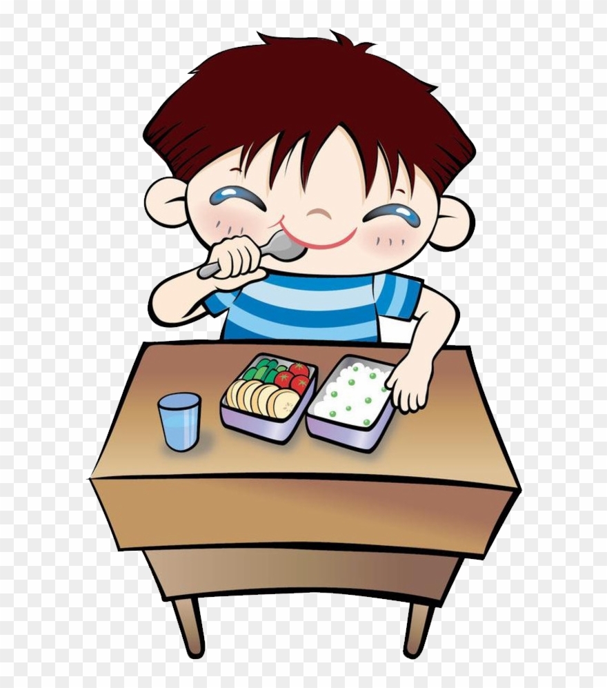Clip Transparent Download Student Eating Lunch Clip - Students Eating Lunch Clipart - Png Download