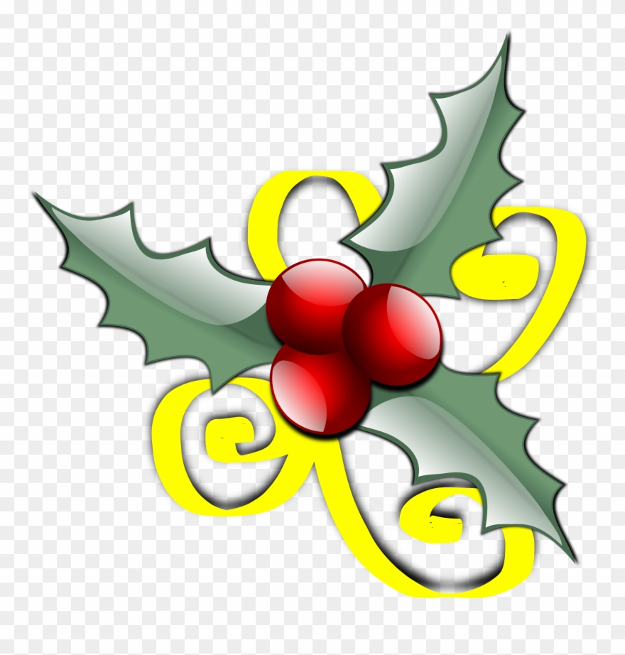 Free Christmas Holly Images, Download Free Clip Art, - Folhagem De Natal Png Transparent Png
