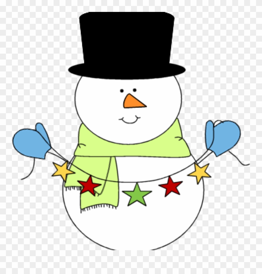 Cute Snowman Clipart Festive Clip Art Image A Fun Clipartix - Cute Christmas Snowman Clipart - Png Download