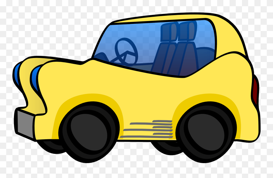 Big Image - Cartoon Transparent Car Png Clipart