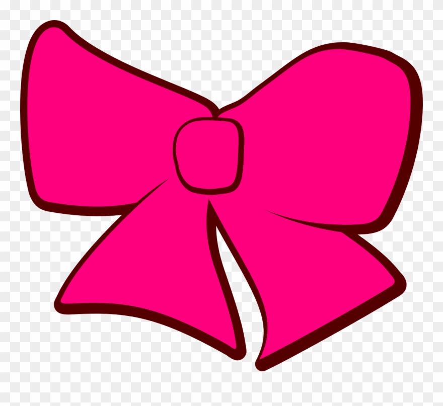 Clipart Pool Party Image Pink Bow Clipart Illustration - Pink Bow Tie Clip Art - Png Download