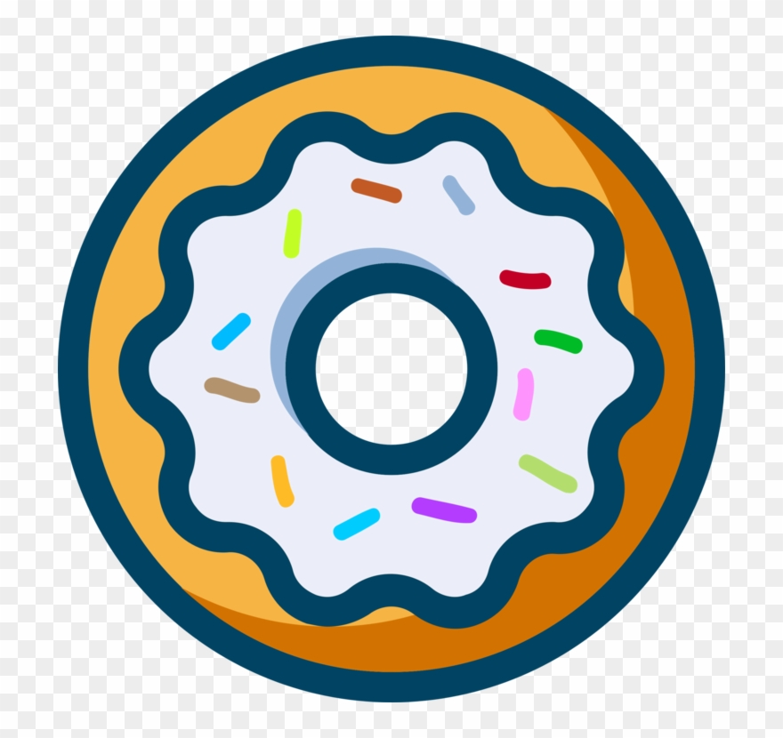 Donuts Frosting & Icing Breakfast Sprinkles Confectionery - Doughnut Clipart