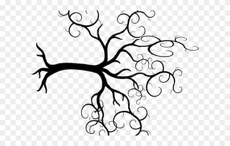 Branch Clipart Winter - Arbol De La Vida Con Raices - Png Download