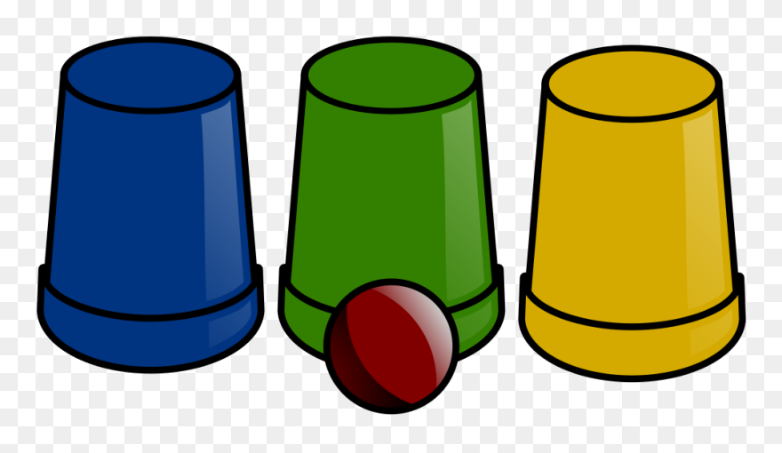 And Ball - 3 Cup Clipart - Png Download