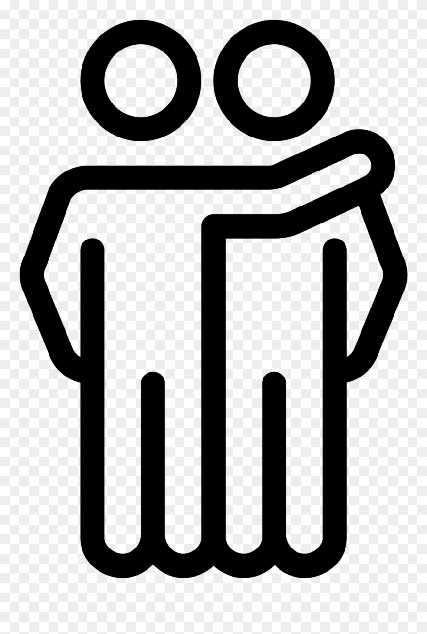 Friends Clipart Black And White - Cover Highlight Instagram Friends - Png Download