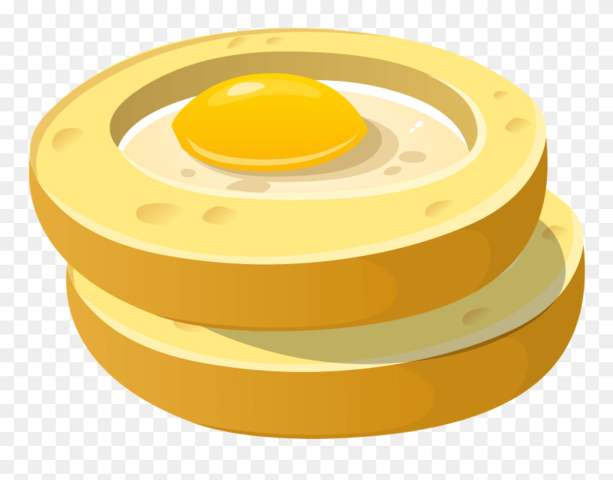 Breakfast Fried Egg Coffee Eggs Benedict English Muffin - Breakfast Graphics Png Clipart