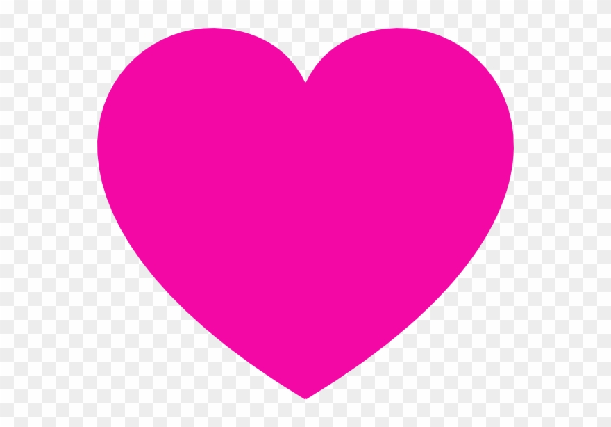 Heart Tumblr Clipart - Pink Heart Transparent Background - Png Download