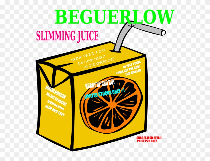 Orange Juice Box Golf Ball Clipart