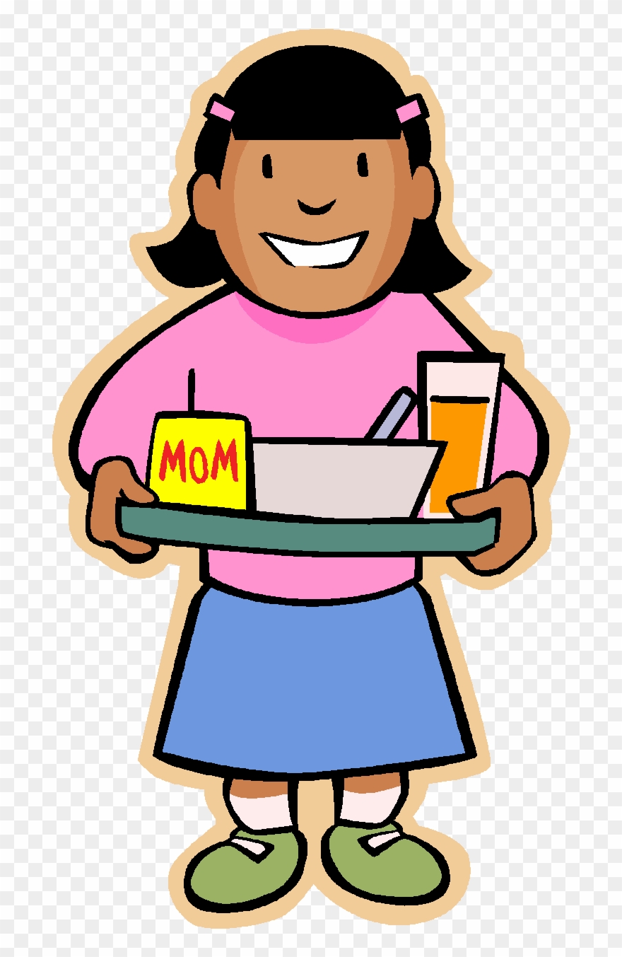 Lunch Tray Breakfast Tray Cliparts Free Download Clip - Hold Lunch Tray Clipart - Png Download