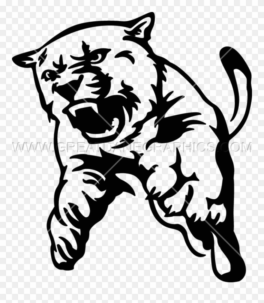 Clip Freeuse Library Full Body Production Ready - Cougar Png Transparent Png