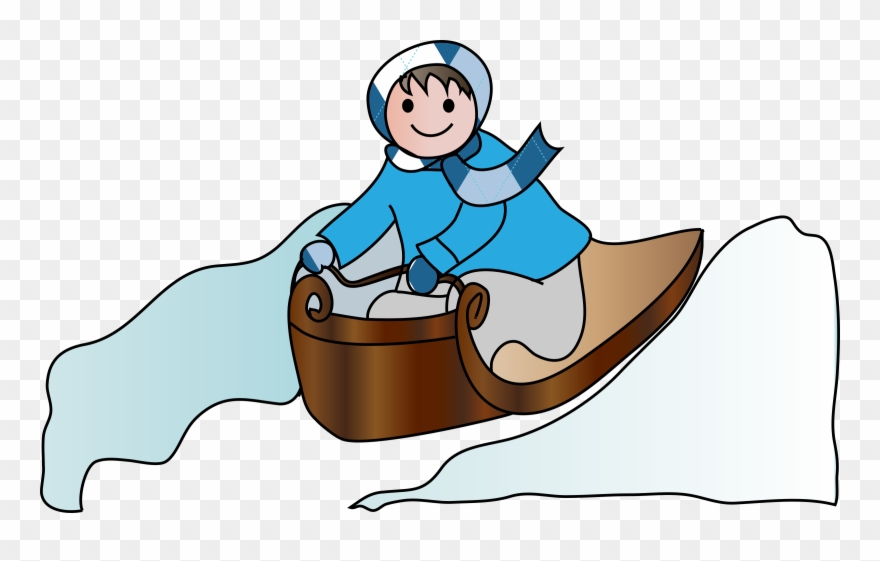 See Here Winter Clip Art Free Black And White - ภาพ การ์ตูน ฤดู หนาว - Png Download