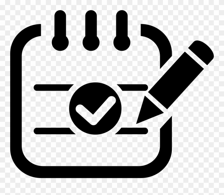 Vector Black And White Library Attendance Clipart Lack - Symbols Of Attendance - Png Download