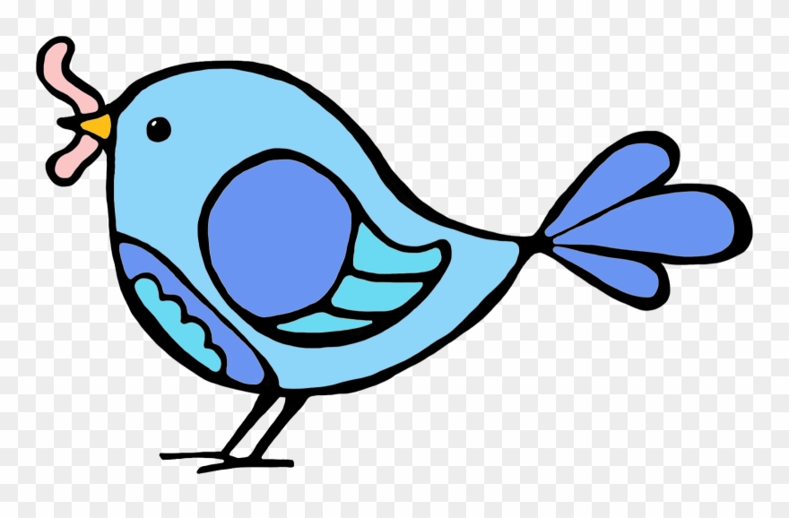 If I Wanted To Share Lots Of Links With My Colleagues, - Bird With Worm Clipart - Png Download