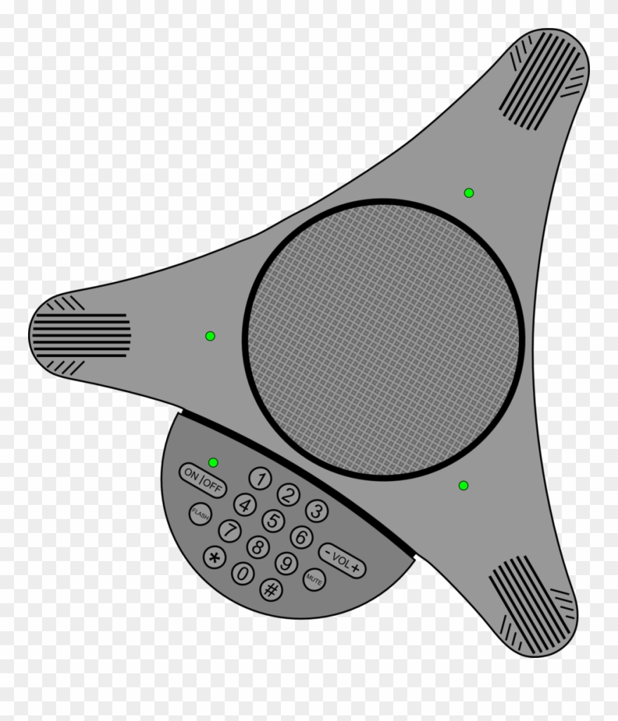 Conference Phone Clipart Speakerphone Conference Call - Conference Phone Clipart - Png Download