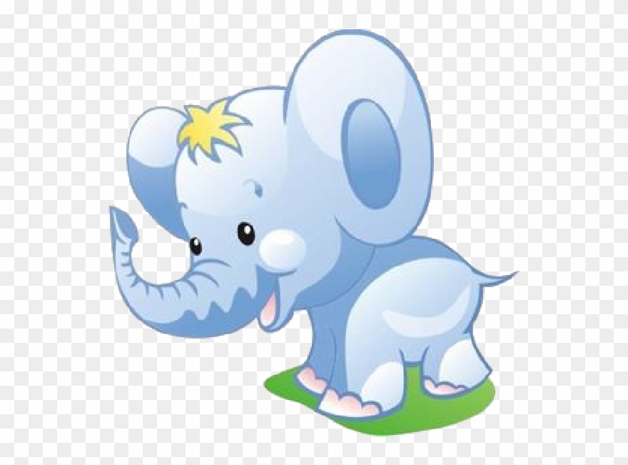Baby Elephant Cartoon Clipart - Baby Elephant Clipart Png Transparent Png