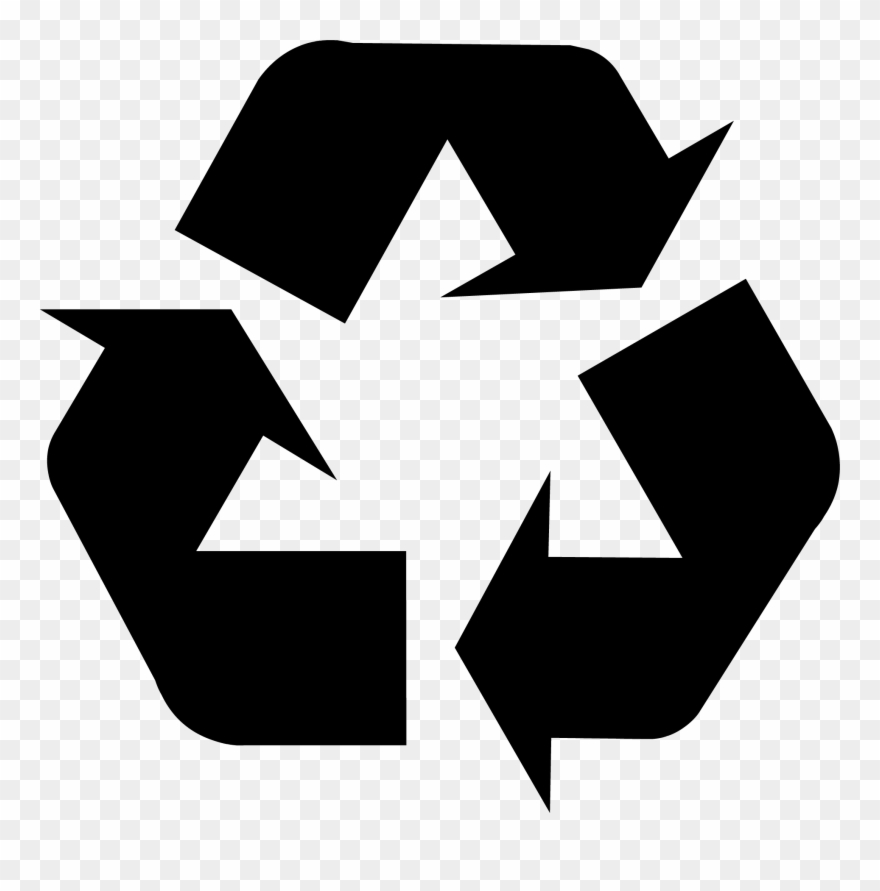 Download File Format - Recycling Symbol Png Clipart