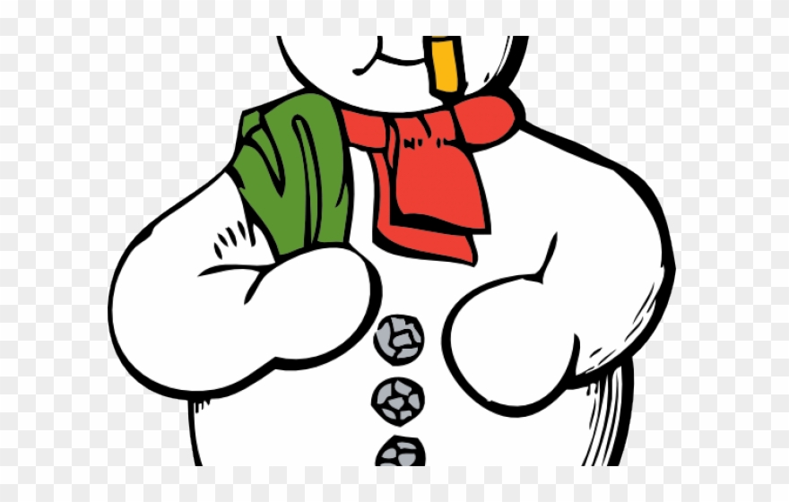 Animated Winter Clipart - Snowman Clip Art - Png Download