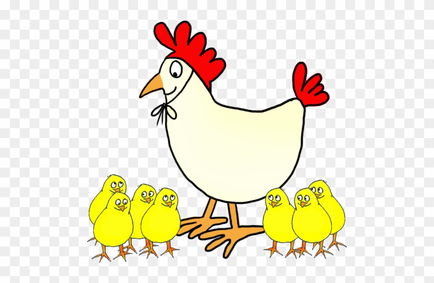 Clipart Chicken Transparent Background - Transparent Background Chicken Clipart - Png Download