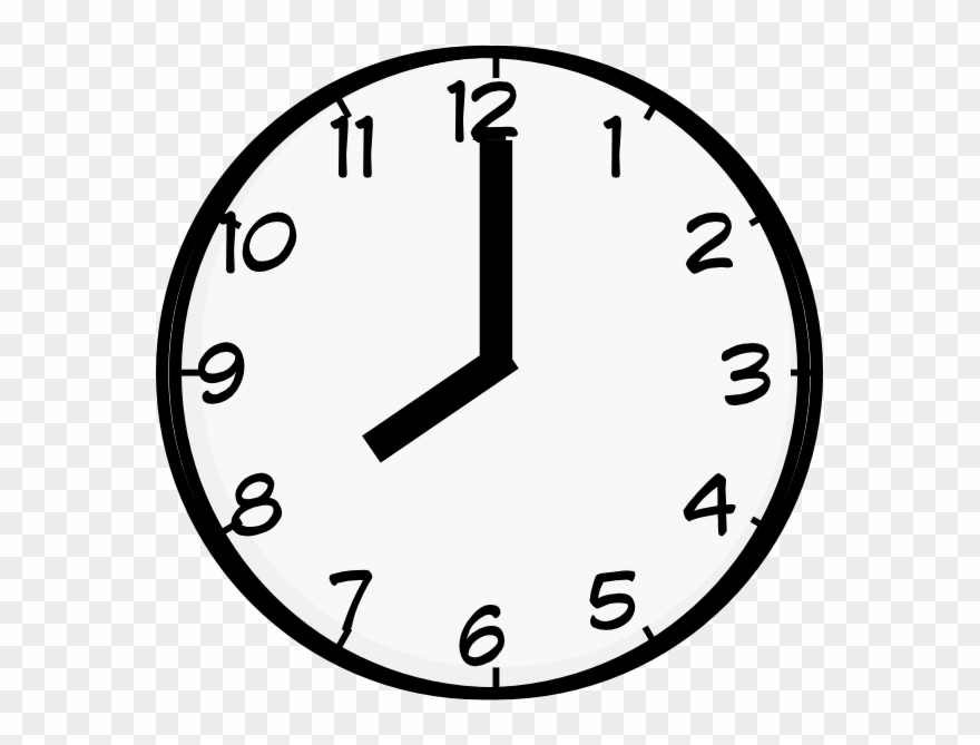 8 O Clock Clip Art - 8 Oclock - Png Download