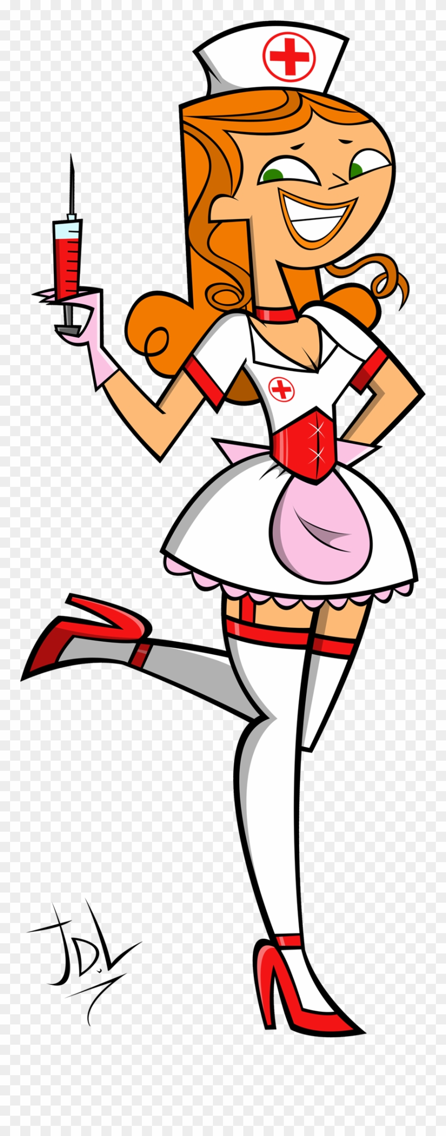 Nurse Izzy - Nursing Cartoon Clipart
