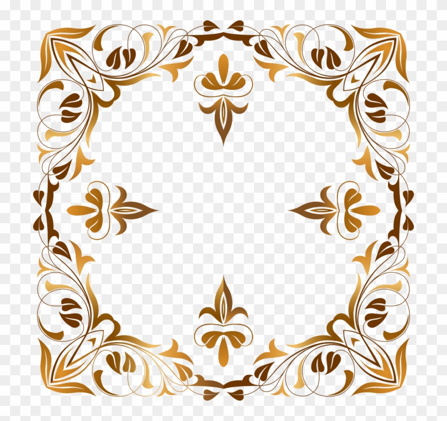 Borders And Frames Picture Frames Floral Design Flower - Bingkai Foto Bundar Clipart