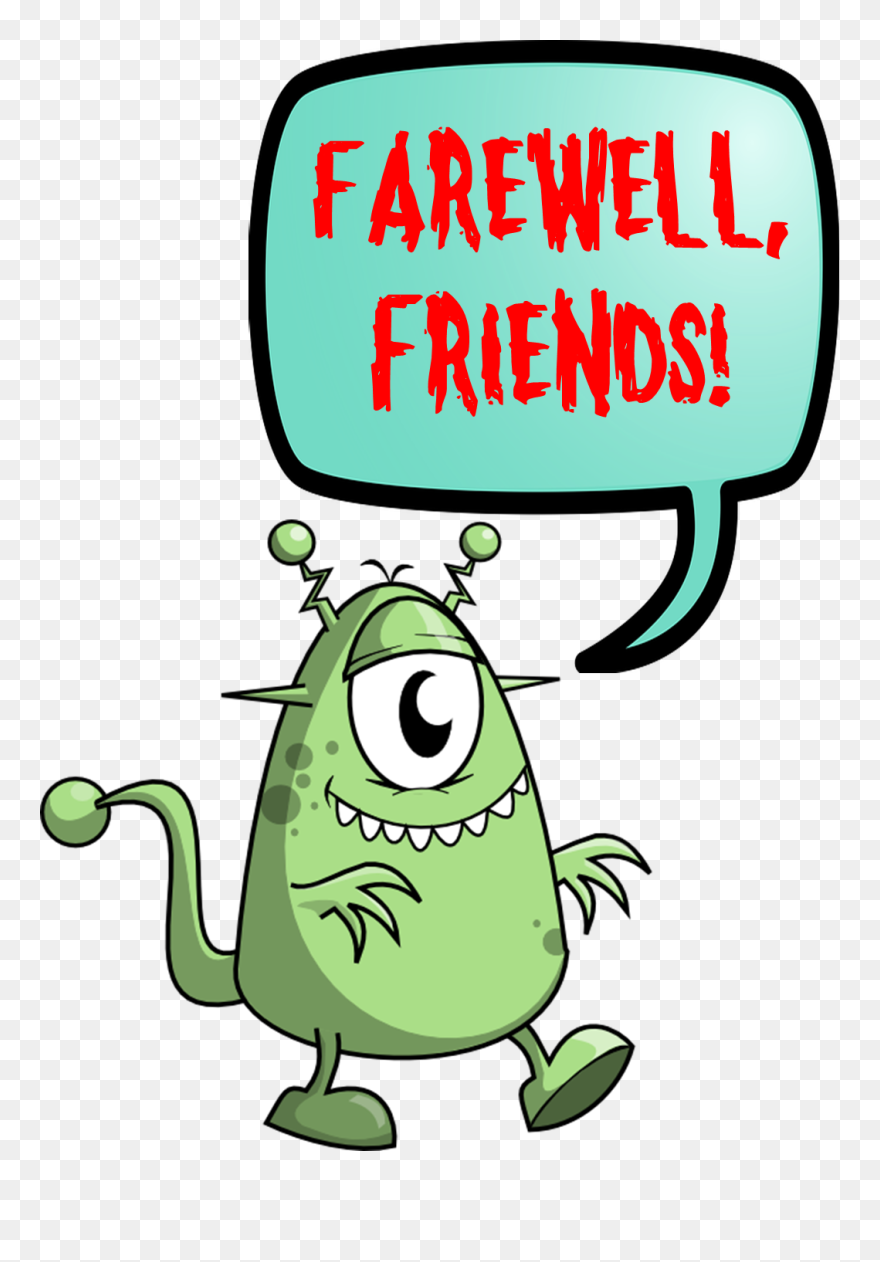 Farewell Image Clip Art - Creating A Dichotomous Key Monsters - Png Download