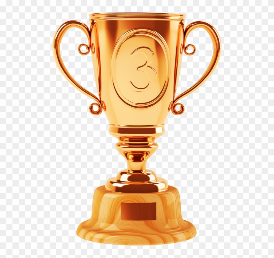 Trophy Bronze Medal Bronze Medal Award - Gold Cup Clipart