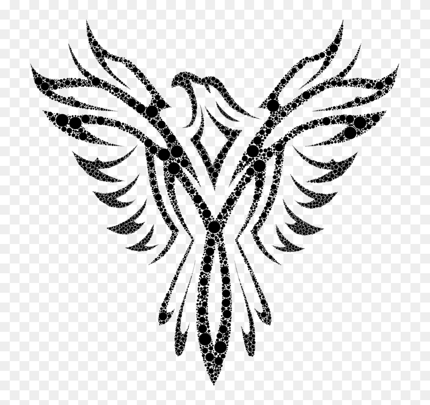 Eagle Clip Art Free - Black Phoenix - Png Download