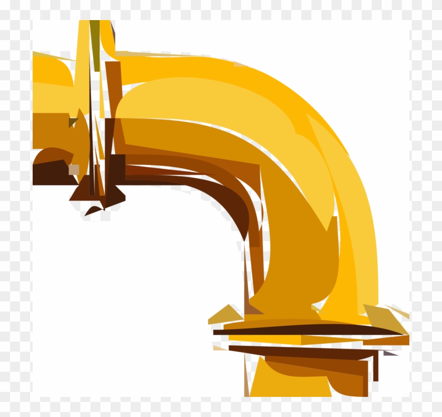 Pipe Plumbing Yellow Tag - Clip Art - Png Download