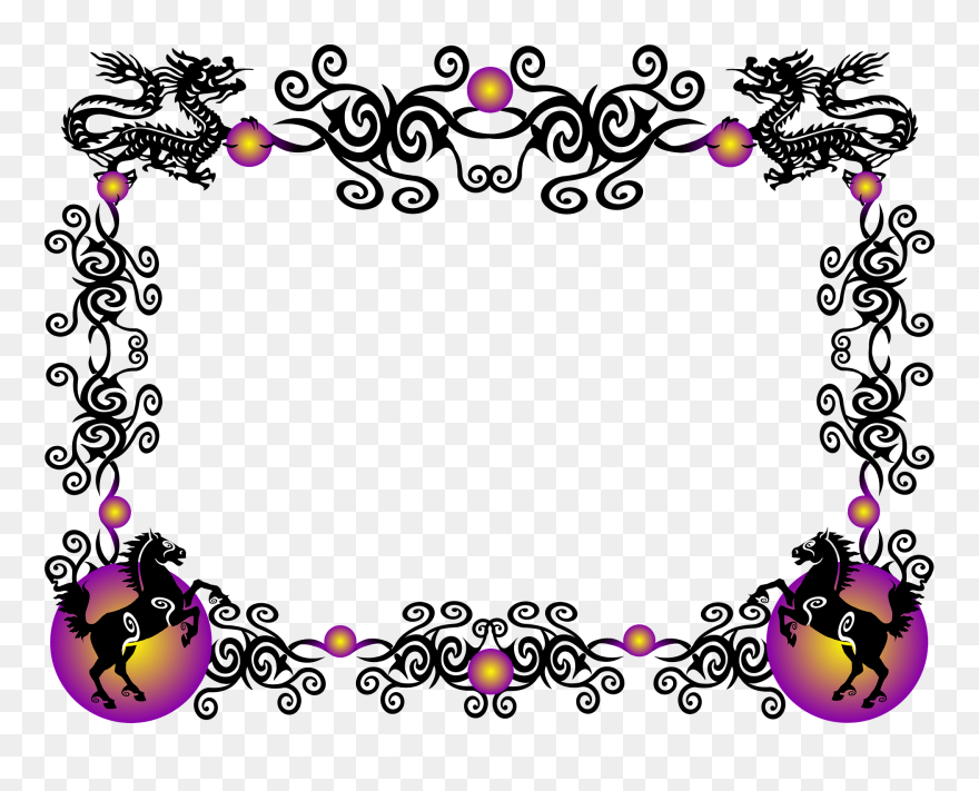 Download Png Dog Border Clipart Borders And Frames - Chinese New Year 2018 Border Transparent Png