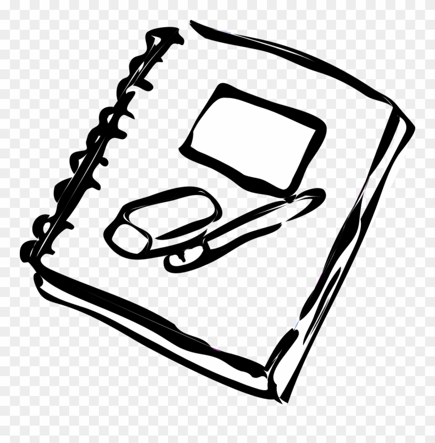 Back To School Clip Art Black And White - Let It Be Written [book] - Png Download