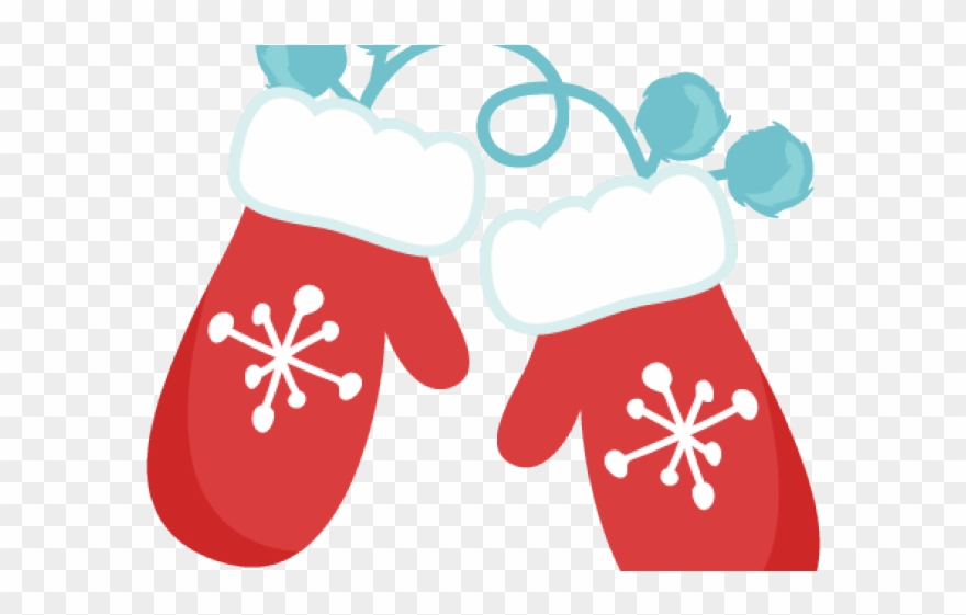 Winter Clipart Red - Mittens Clipart - Png Download