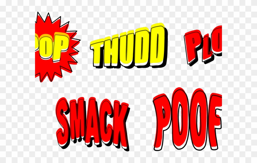 Special Effects Clipart Comic Book - Sound Effects Clipart - Png Download