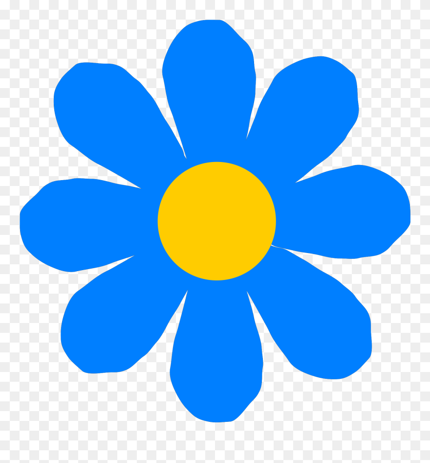 Pretty Flower Cliparts - Rosa Blumen Clipart - Png Download