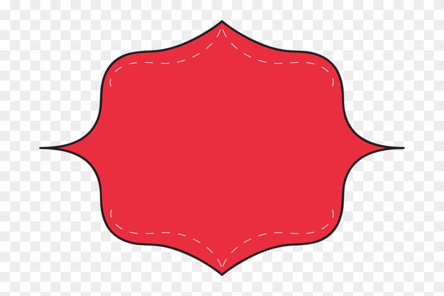 Red Clip Art Frame - Png Download