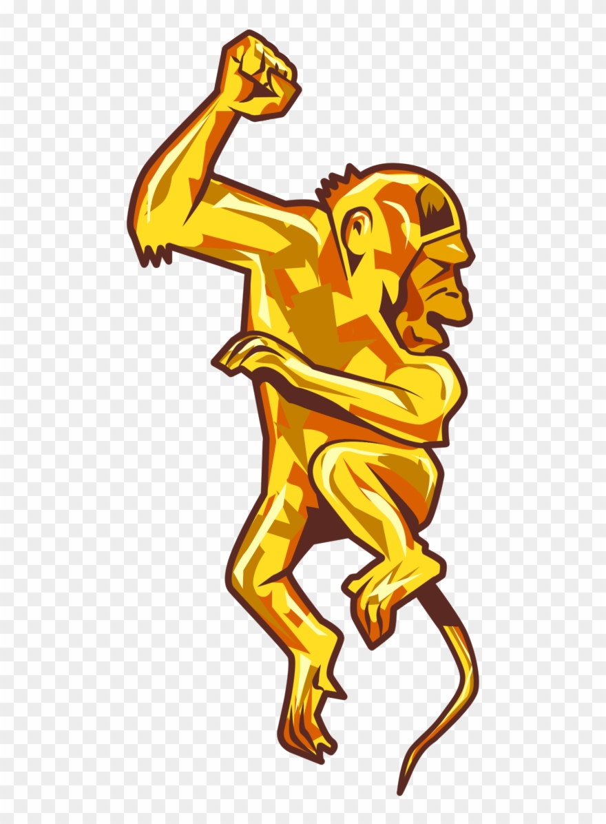 Graphic Design And Illustrations - Golden Monkey Clipart - Png Download