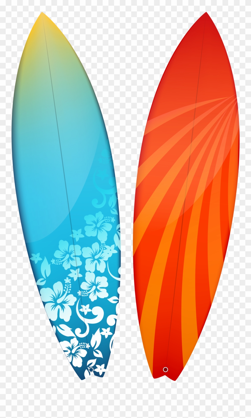 Surfboards Clipart Image - Transparent Background Surfboard Png