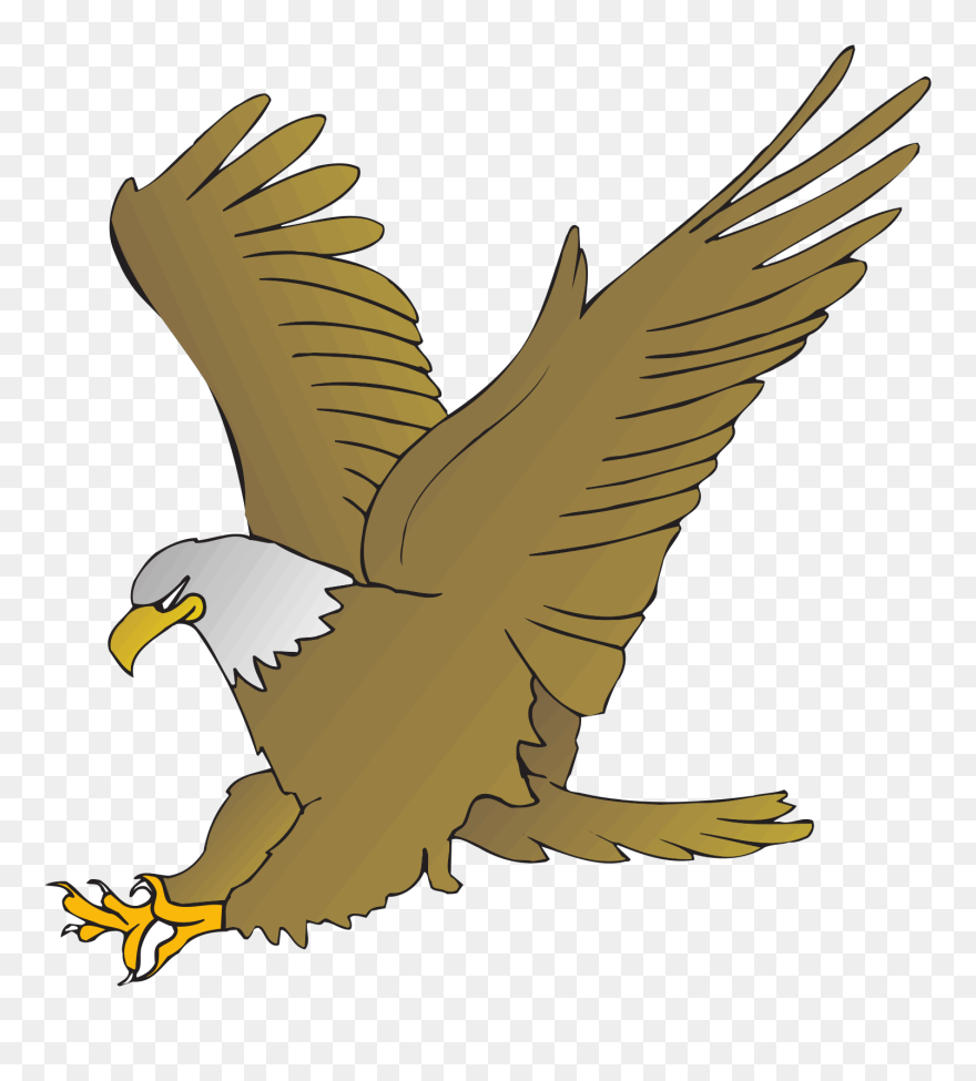 Free Eagle Clipart - Eagle Animated - Png Download