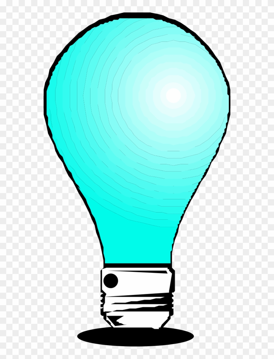 Vector Clip Art - Light Bulb - Png Download