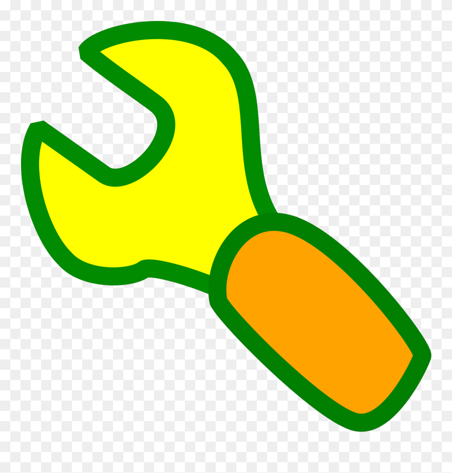 Spanners Hand Tool Pipe Wrench Plumber Wrench - ประแจ การ์ตูน Clipart