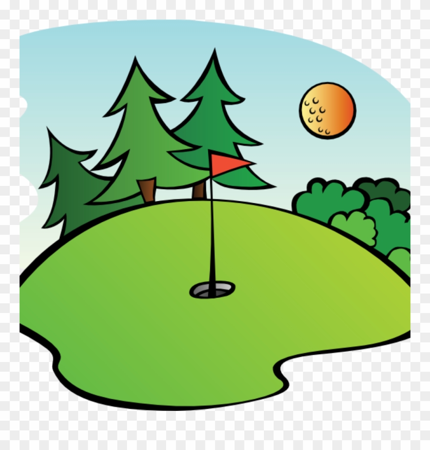 Free Golf Clip Art Free Golf Clipart And Animations - Cartoon Golf Course Png Transparent Png